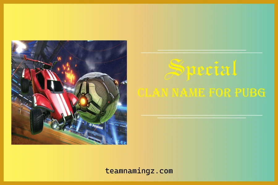 Rocket League clan name for pubg