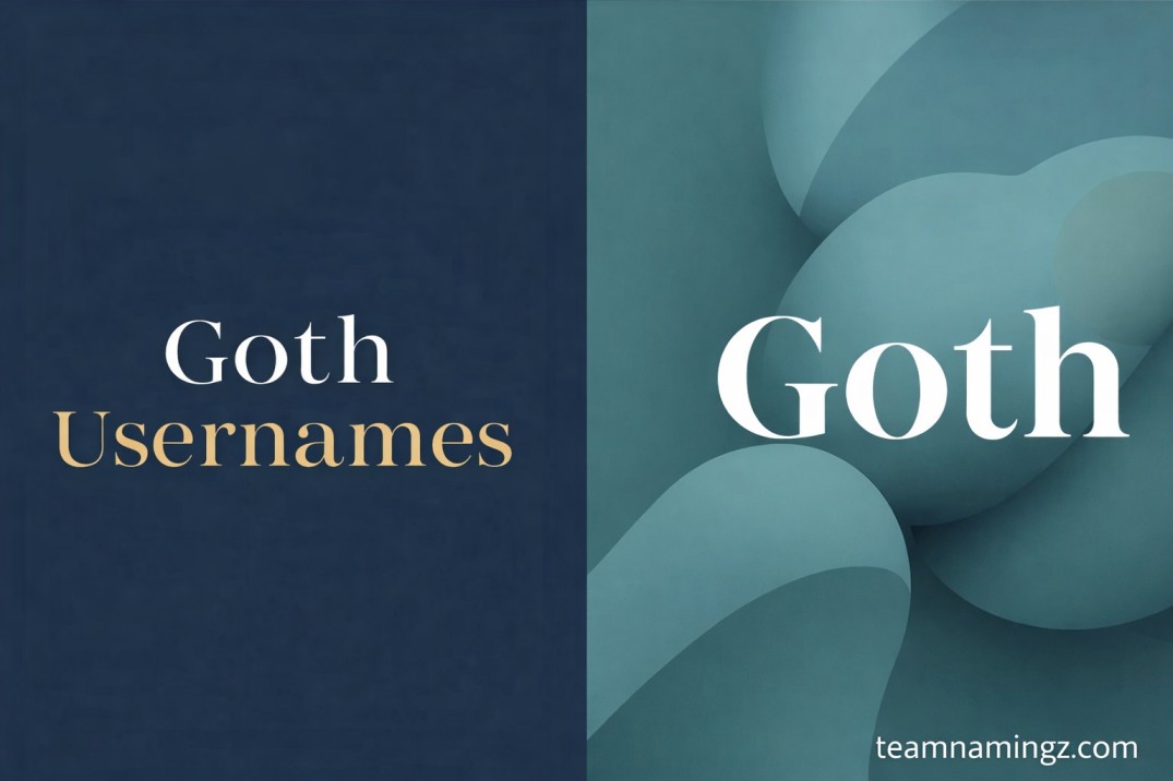 Goth Usernames