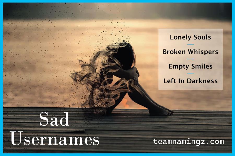 Sad Usernames