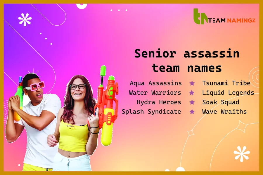 senior assassin team names