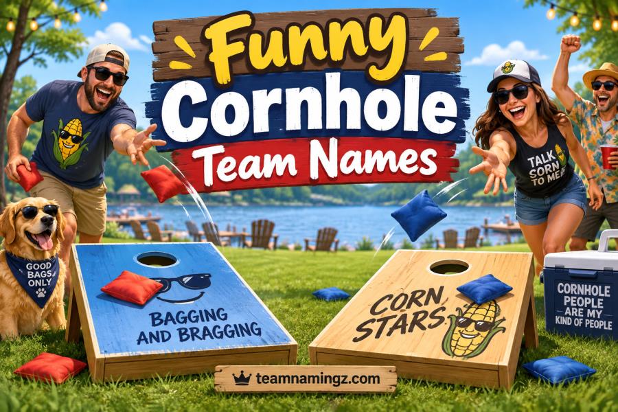 Funny Cornhole Team Names