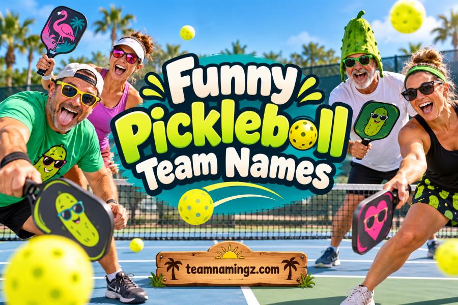 Funny Pickleball Team Names